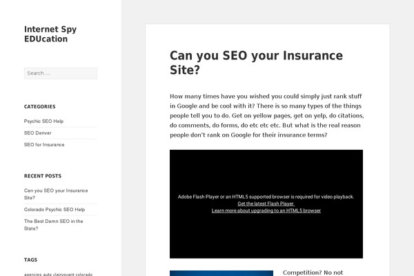 i-sedu.org site used Sheeba Lite