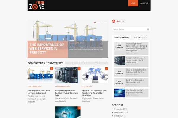 Daynight theme site design template sample