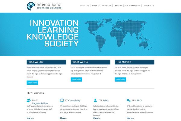 Its theme site design template sample