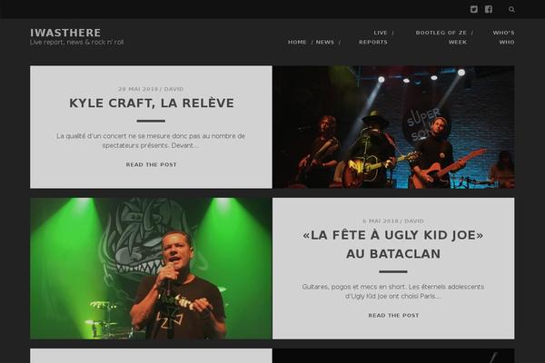 Site using Social Slider plugin