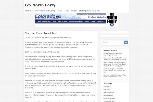 NEBlue theme site design template sample