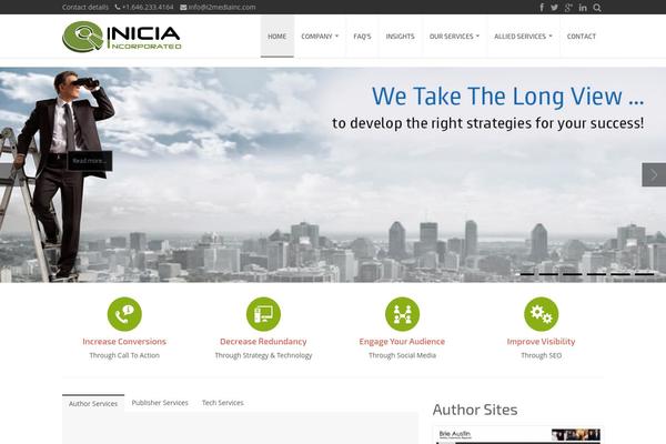 Fade theme site design template sample