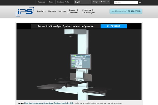 i2s-bookscanner.com site used I2s