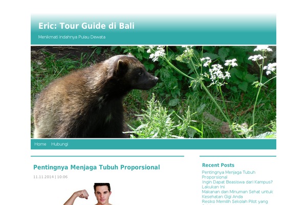 Nature Light theme site design template sample