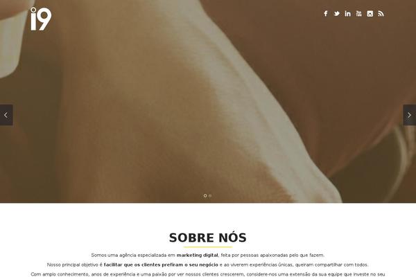 Story theme site design template sample