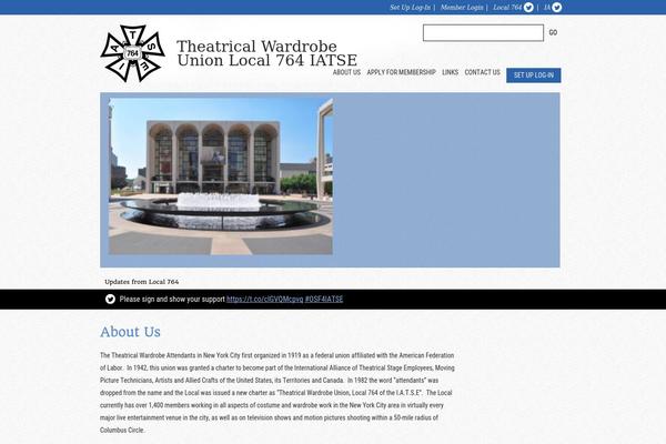 IATSE theme websites examples