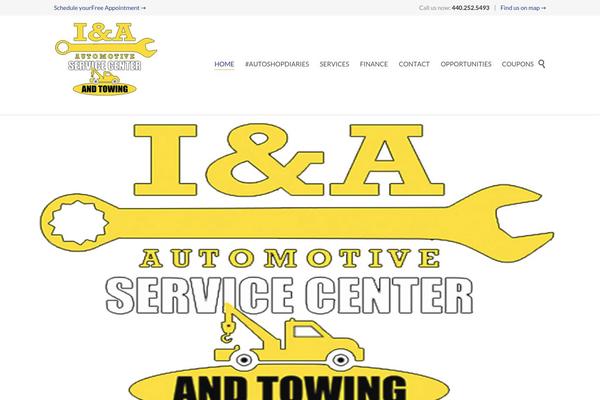 Auto Repair theme site design template sample