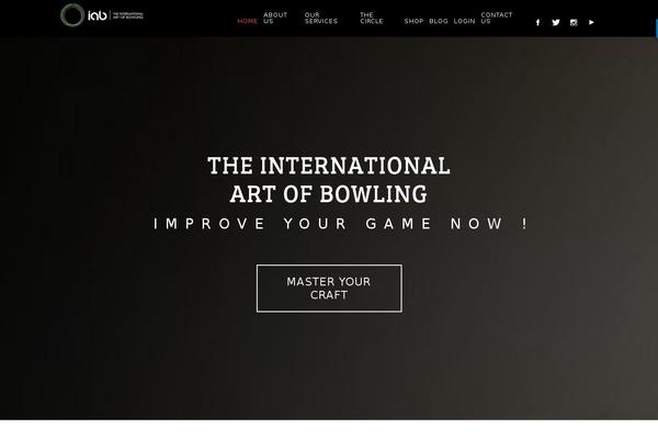 Parallax Pro theme site design template sample