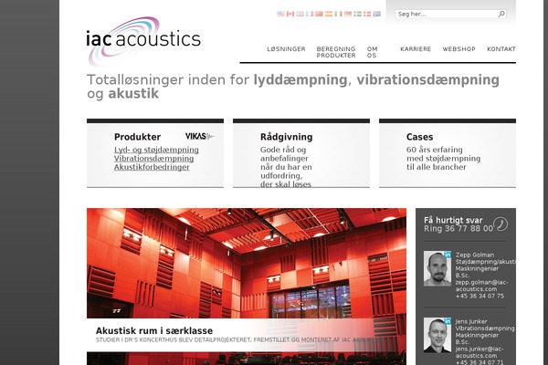 iac-nordic.dk site used Iac