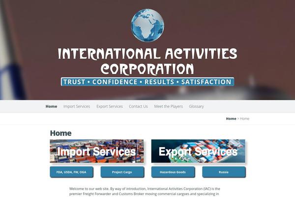 Harmony theme site design template sample