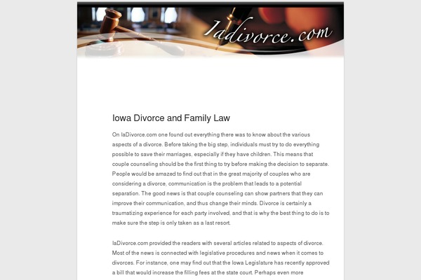 iadivorce.com site used Catch Kathmandu