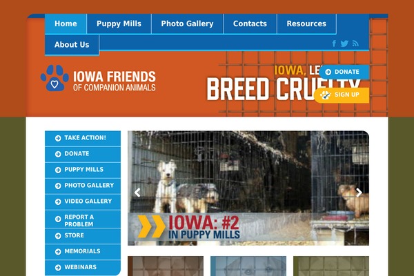 iafriends.org site used Theme2148