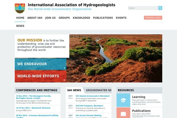 iah theme websites examples