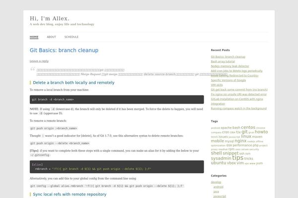 Twenty Twelve theme site design template sample