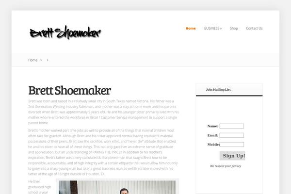 Foxy theme site design template sample