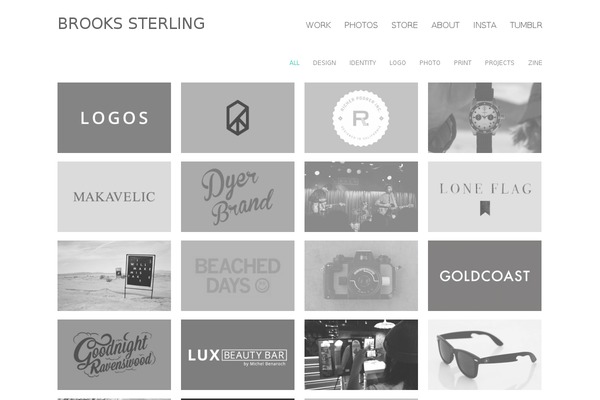 Brooks theme site design template sample