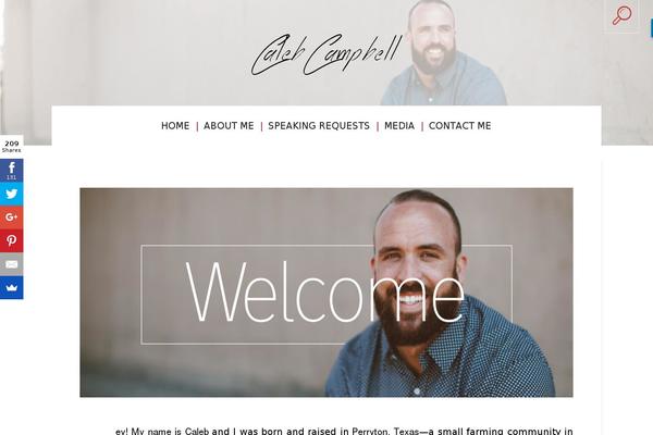 BuzzBlog Child theme site design template sample