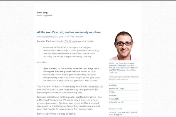Scherzo theme site design template sample