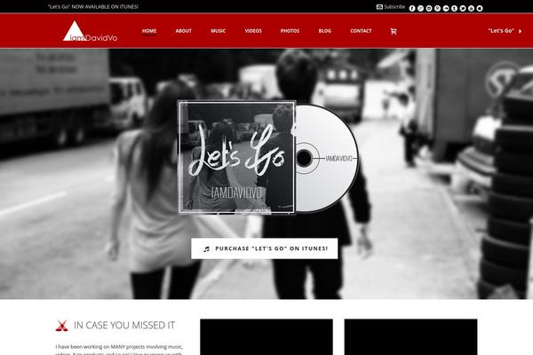 Jupiter theme site design template sample