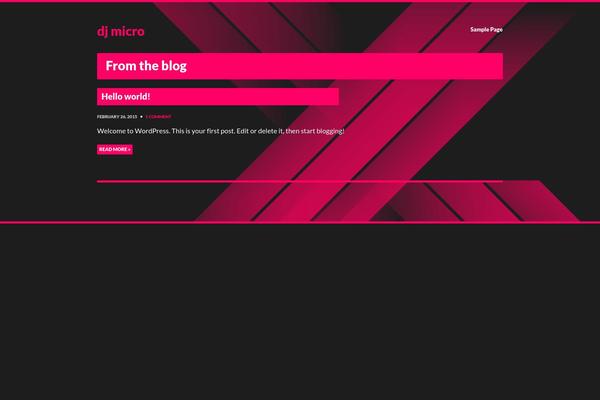 iamdjmicro.com site used Wp_muzak5