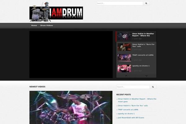 deTube theme site design template sample