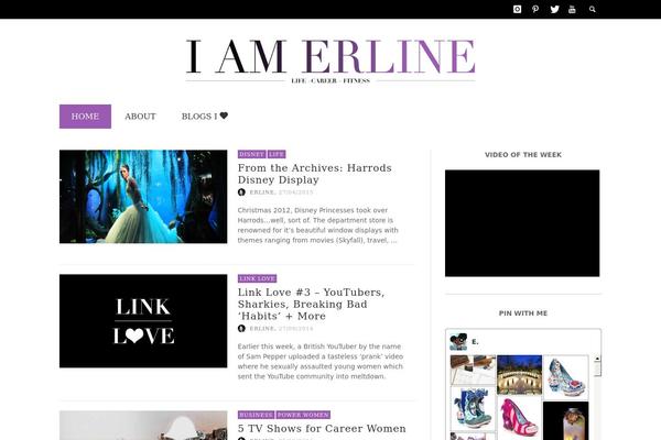 PRESSO theme site design template sample