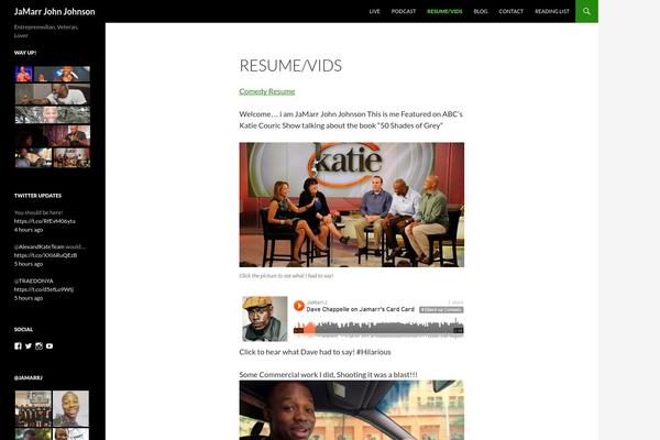 Rosalie theme site design template sample