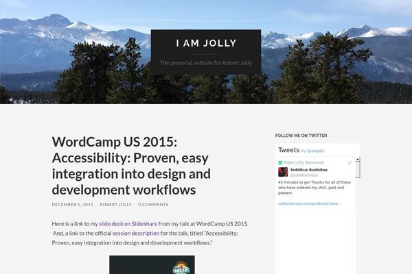 Hemingway theme site design template sample