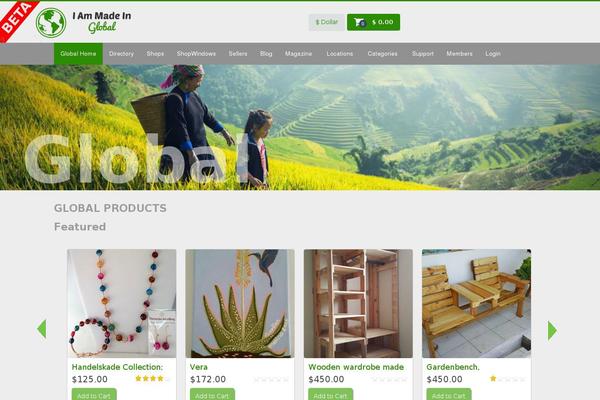 Onesocial-child theme site design template sample