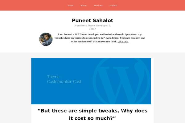 Solo theme site design template sample