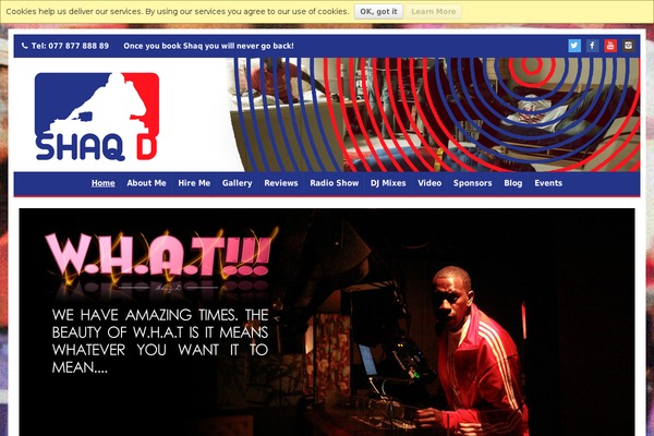 iamshaqd.com site used The Knife WP