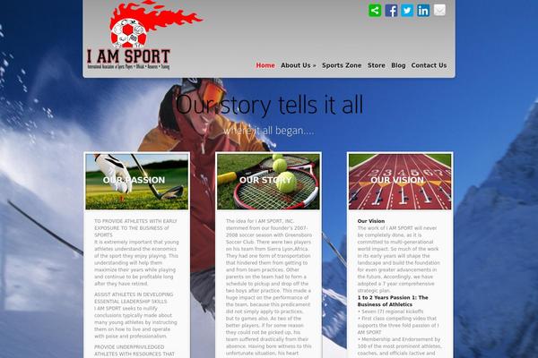 InStyle theme site design template sample