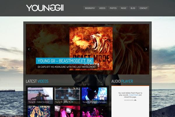 Clubber theme site design template sample