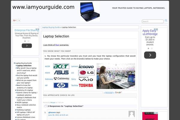 Site using Collapsing Pages plugin