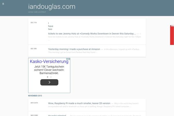 iandouglas.com site used Materialist