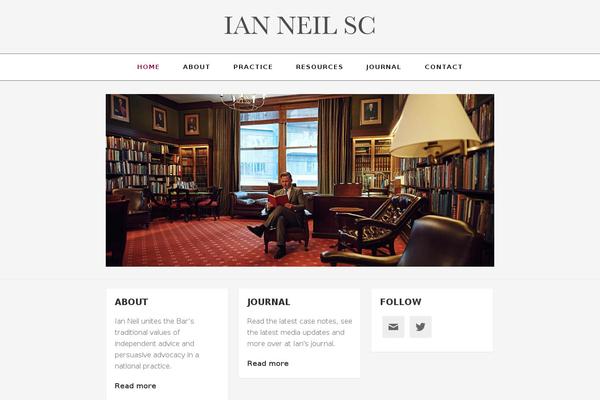 ianneil.com site used Enterprise Pro