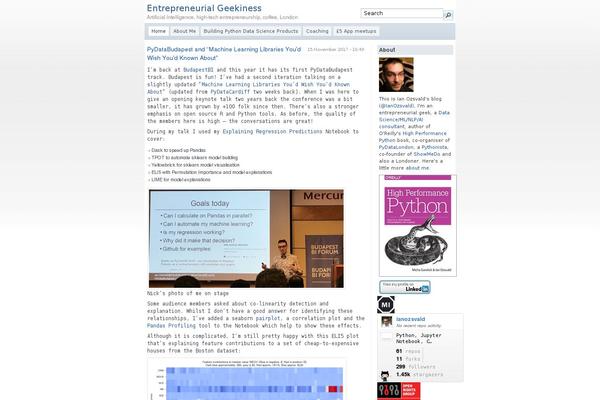 ianozsvald.com site used Blue-pix-100
