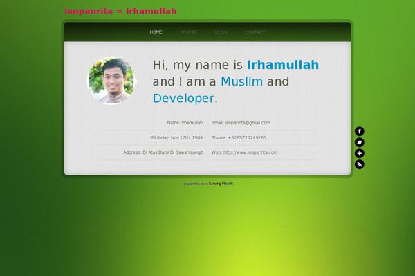 Veecard theme site design template sample