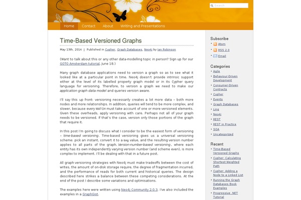 iansrobinson.com site used Blueprint