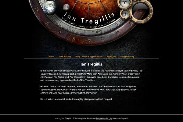 ResponsiveBlogily theme site design template sample