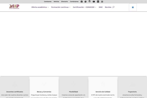 WordPress website example screenshot