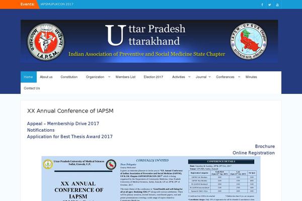 University Hub theme site design template sample