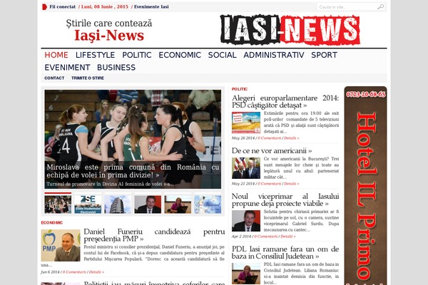 Advanced Newspaper theme site design template sample