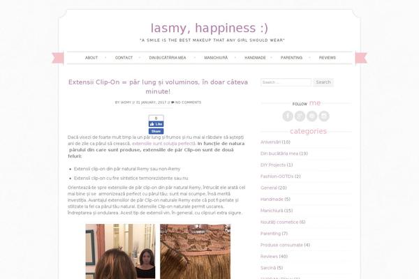 Sugar and Spice theme site design template sample