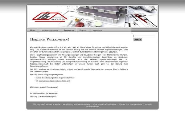 ib-bauwesen.com site used Businesstheme