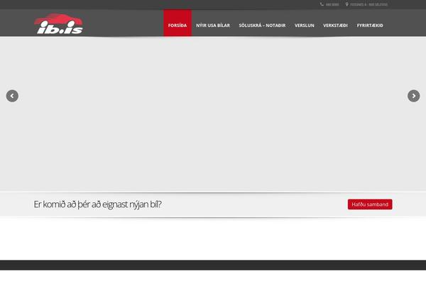 Automotive Child theme site design template sample