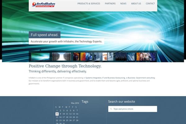 Duotive Two theme site design template sample