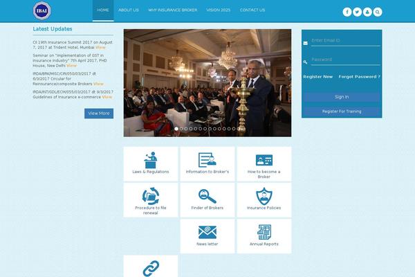 Niche theme site design template sample