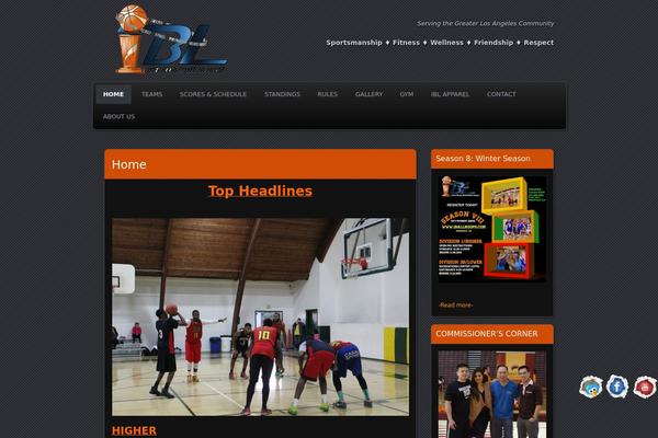 Parament theme site design template sample