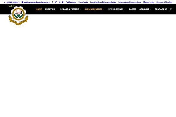 ibapualumni.org site used Divi.bak